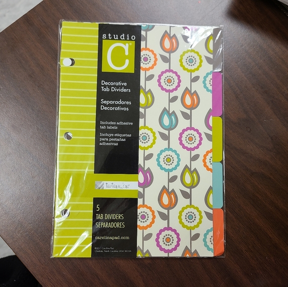 🌼🌷Decorative Tab Dividers for Small Binder - Picture 3 of 6